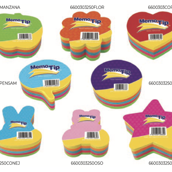 Notas Adhesivas Figuras Cubo