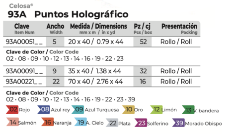 janel-listones-celosa-puntos-holografico-93A-001-tabla